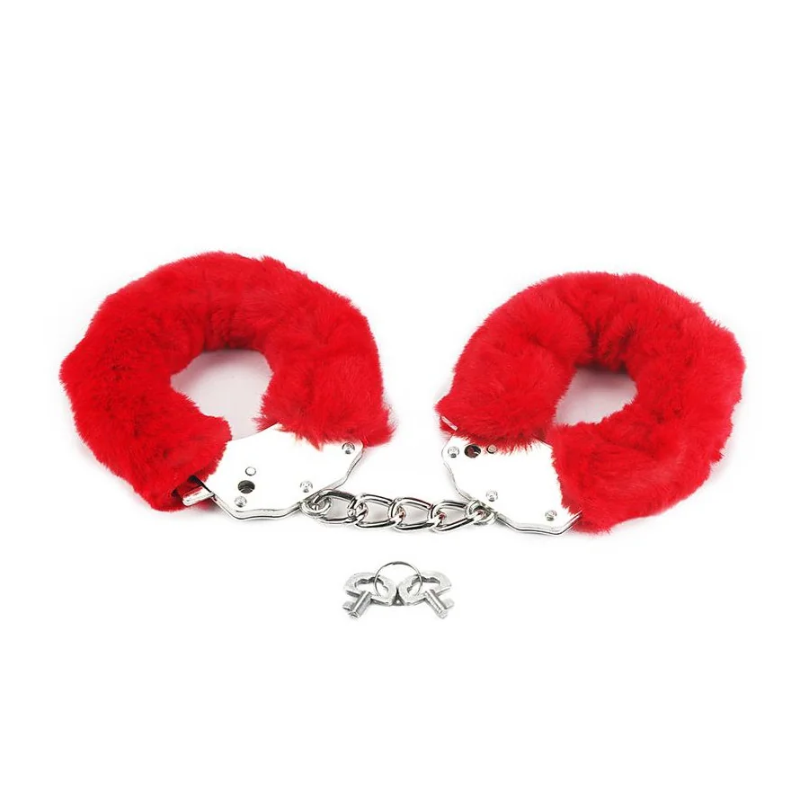 Esposas Metalicas con Pelo Rojo