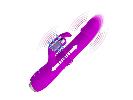 Dorothy Vibrador con Funcion Up and Down USB Purpura
