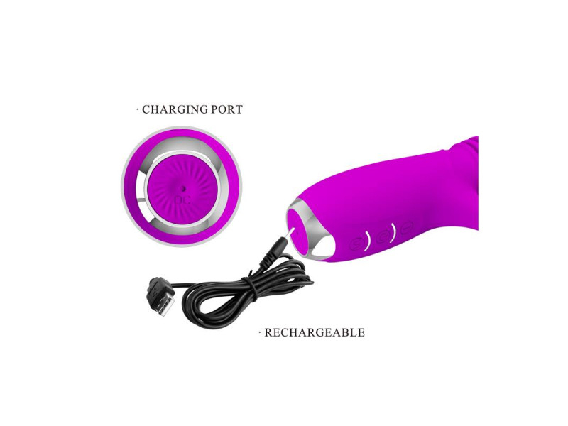 Dorothy Vibrador con Funcion Up and Down USB Purpura