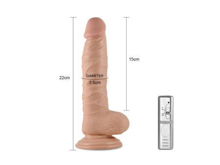 Dildo Real Extreme con Vibracion 85 Natural