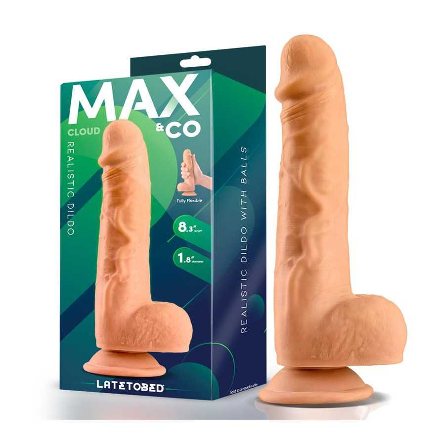 Cloud Dildo Realista con Testiculos 83 Natural