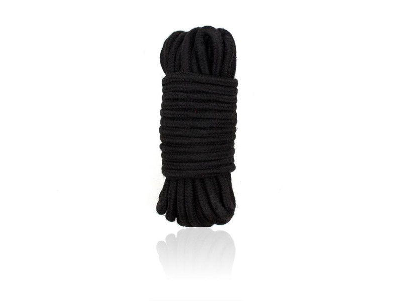 Cuerda de Bondage de Algodon 5 Metros Negro Cuerda de Bondage de Algodon 5 Metros Negro