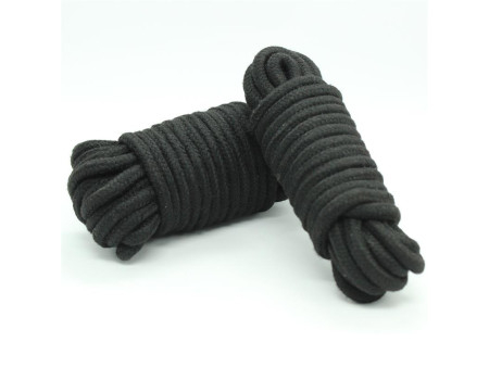 Cuerda de Bondage de Algodon 5 Metros Negro Cuerda de Bondage de Algodon 5 Metros Negro