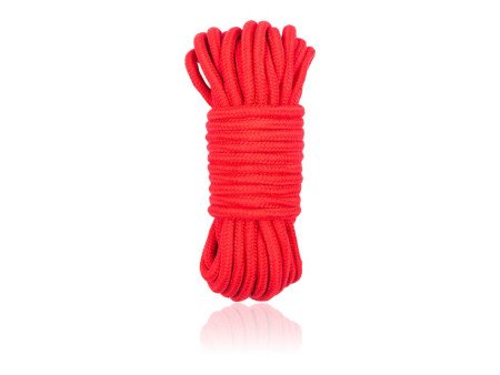 Cuerda de Bondage de Algodon 10 Metros Rojo