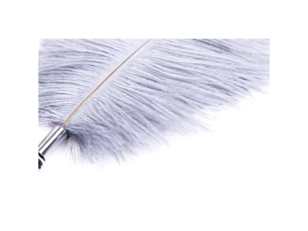 Plumas Estimuladoras 46 cm Blanco Negro