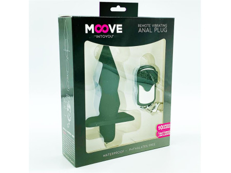 Plug Anal con Vibracion y Control Remoto Negro Plug Anal con Vibracion y Control Remoto Negro
