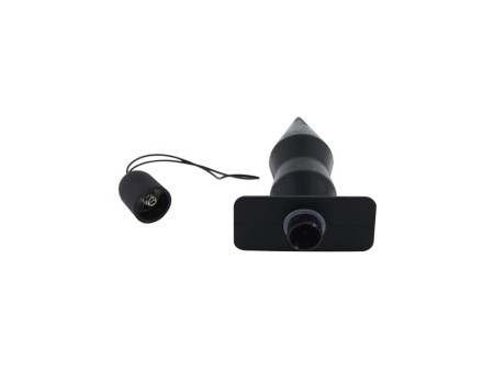 Plug Anal con Vibracion y Control Remoto Negro Plug Anal con Vibracion y Control Remoto Negro