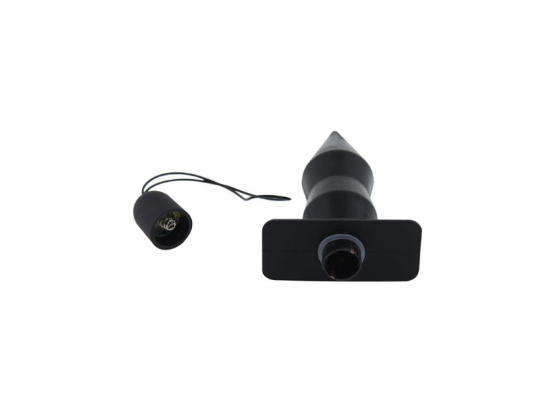 Plug Anal con Vibracion y Control Remoto Negro
