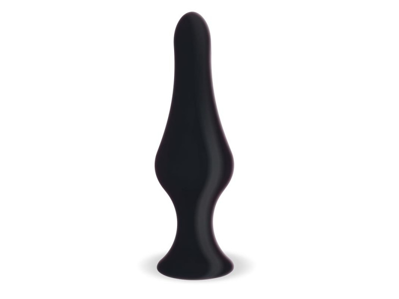 Set 3 Plugs Anal Silicona Negro