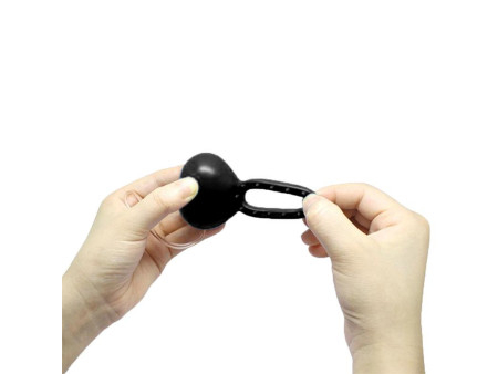 Anillo Vibrador con Control Remoto Negro
