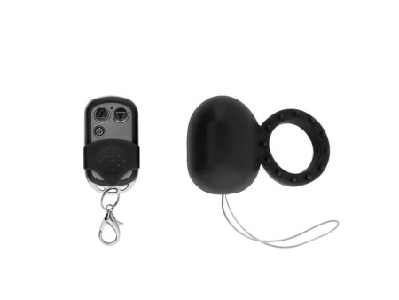 Anillo Vibrador con Control Remoto Negro