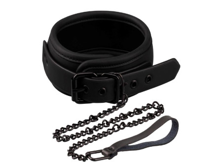 Collar con Correa Cuero Vegano