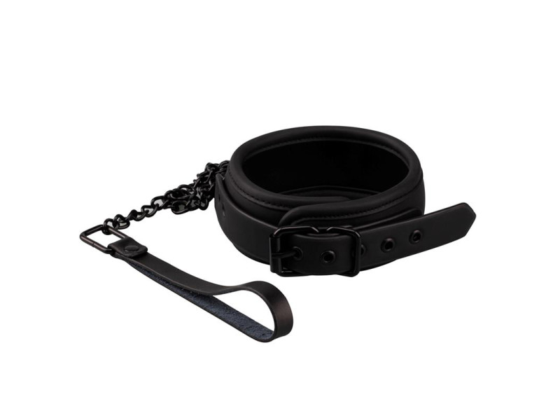 Collar con Correa Cuero Vegano