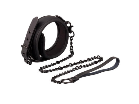 Collar con Correa Cuero Vegano