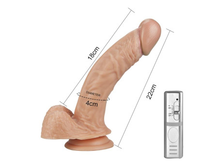 Dildo Real Extreme con Vibracion 85 Natural