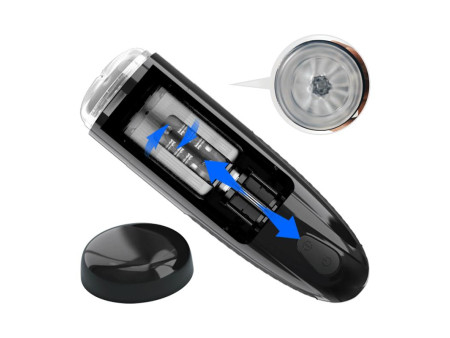 Masturbador Automatico Marlos con Vibracion y Movimiento USB
