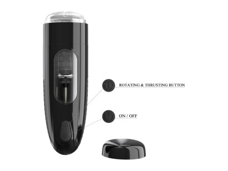 Masturbador Automatico Marlos con Vibracion y Movimiento USB