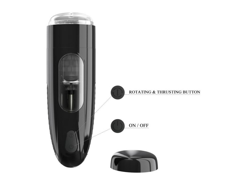 Masturbador Automatico Marlos con Vibracion y Movimiento USB