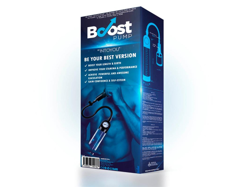 Bomba Manual con Medidor para el Pene PSX03 Transparente