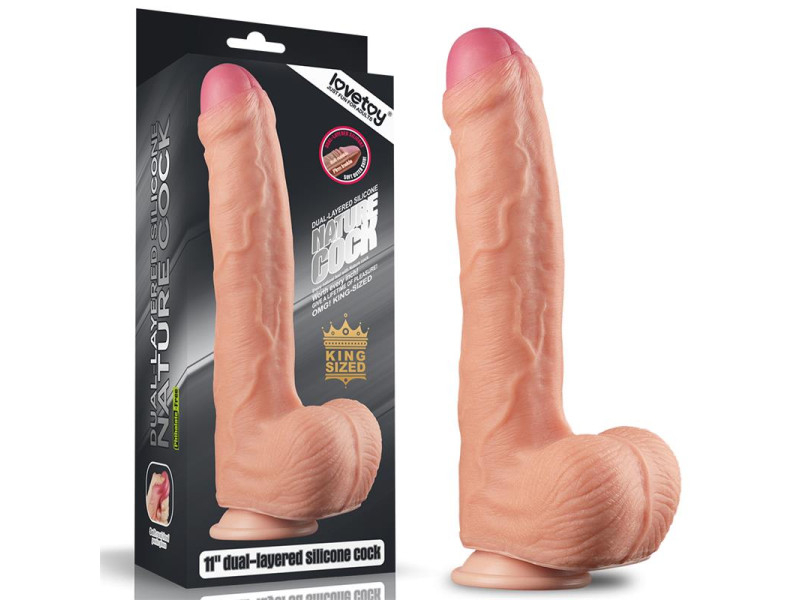 Dildo Nature 11 Dual Layer Natural