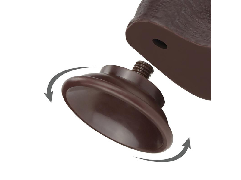 Dildo con Piel Retractil 9 Negro