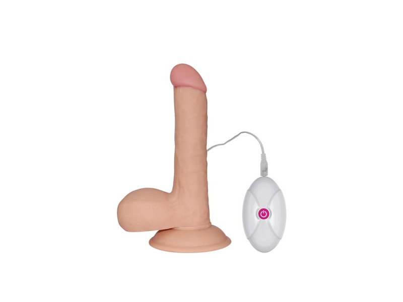 Dildo The Ultra Soft Dude con Vibracion 75 Natural