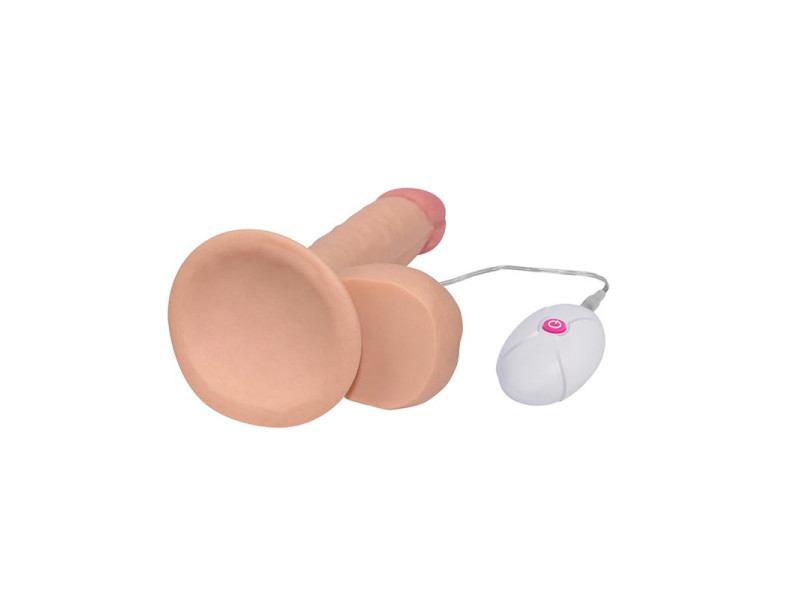 Dildo The Ultra Soft Dude con Vibracion 75 Natural
