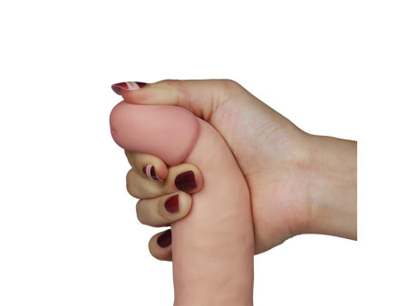Dildo The Ultra Soft Dude con Vibracion 75 Natural