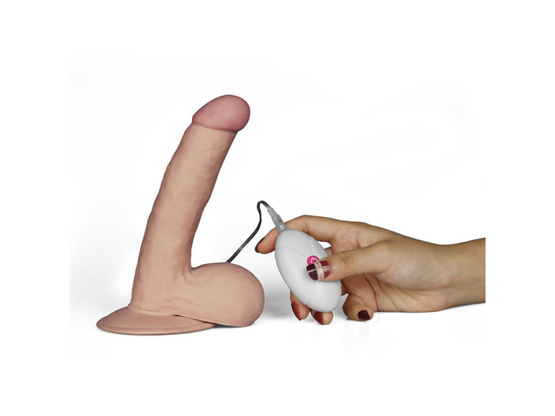 Dildo The Ultra Soft Dude con Vibracion 75 Natural