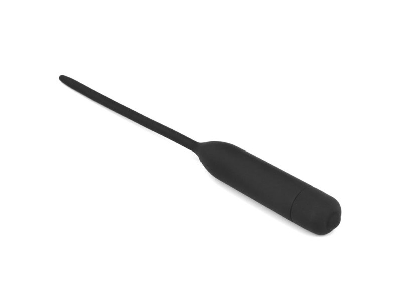 Dilatador de Uretra con Vibracion Negro