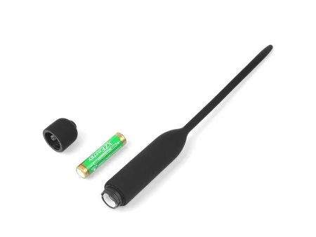 Dilatador de Uretra con Vibracion Negro