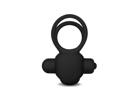 Anillo Vibrador Doble Power Clit Duo Negro