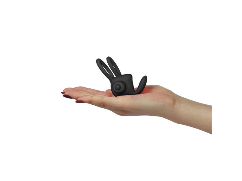 Anillo Vibrador Doble Power Clit Duo Negro