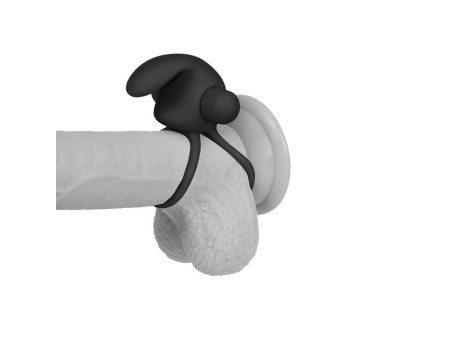 Anillo Vibrador Doble Power Clit Duo Negro