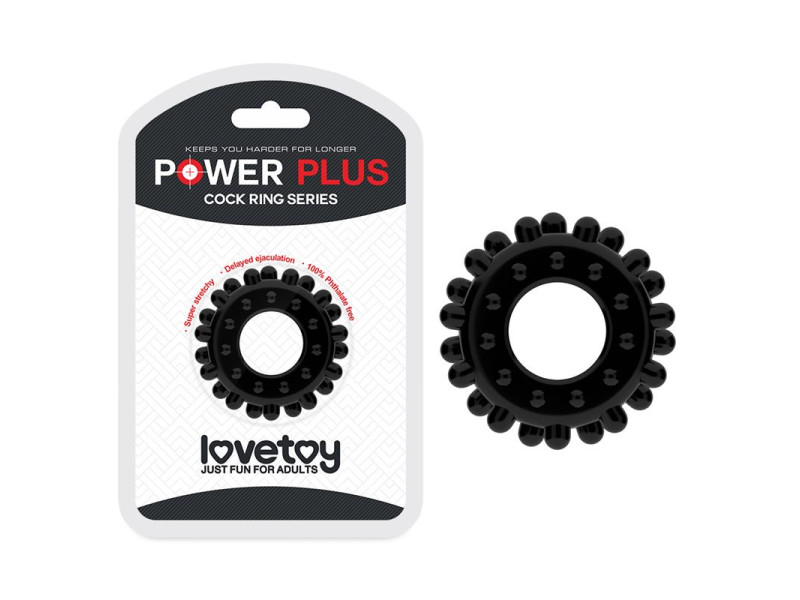 Anillo para el Pene Power Plus Negro