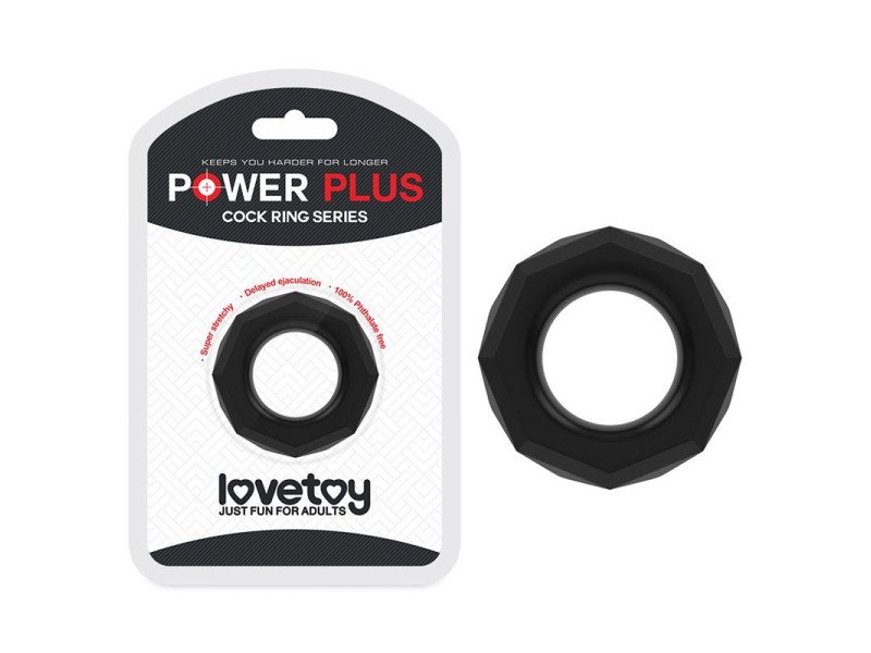 Anillo para el Pene Power Plus Negro