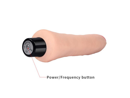 Vibrador Real Softee 9 Natural Vibrador Real Softee 9 Natural