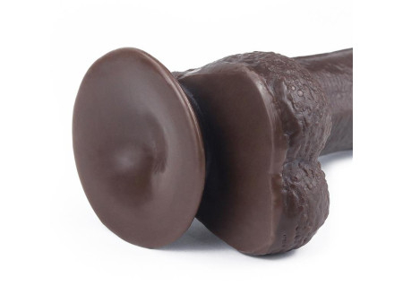 Dildo con Piel Retractil 7 Negro