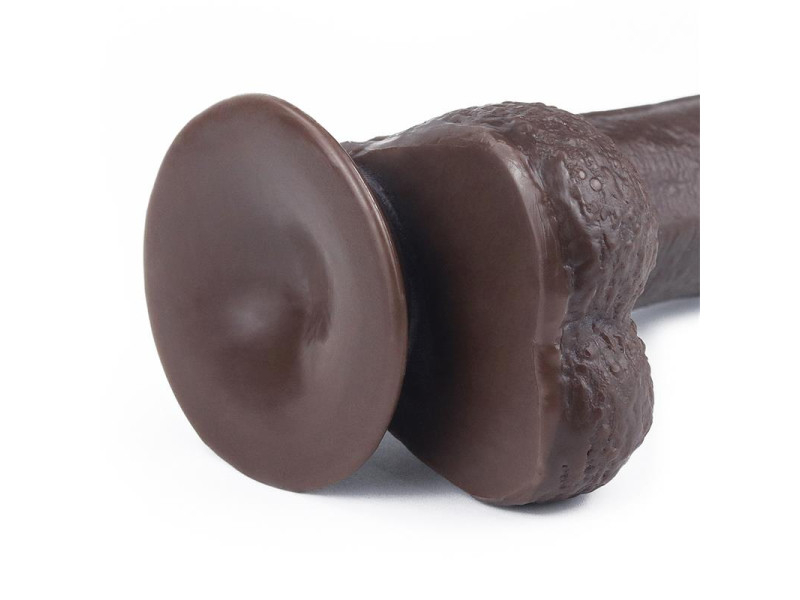 Dildo con Piel Retractil 7 Negro