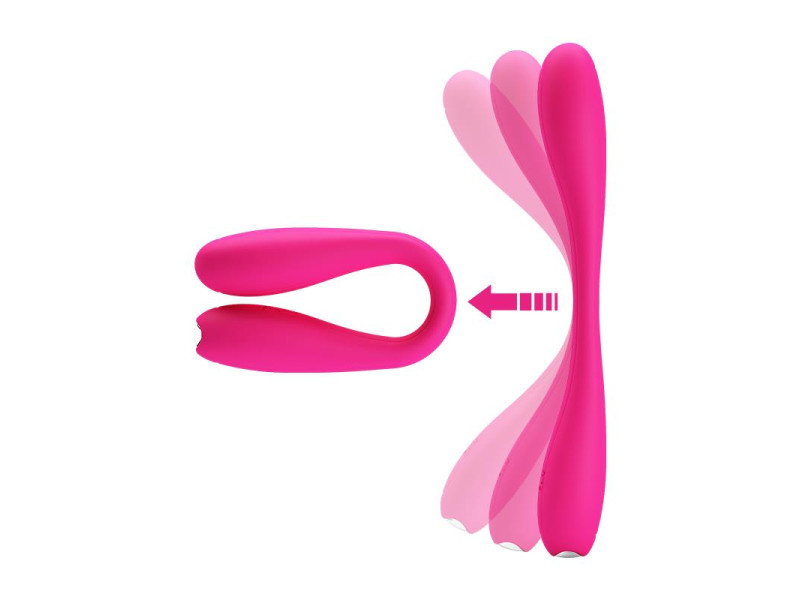 Yedda Vibrador con Esqueleto Punto G Rosa Yedda Vibrador con Esqueleto Punto G Rosa