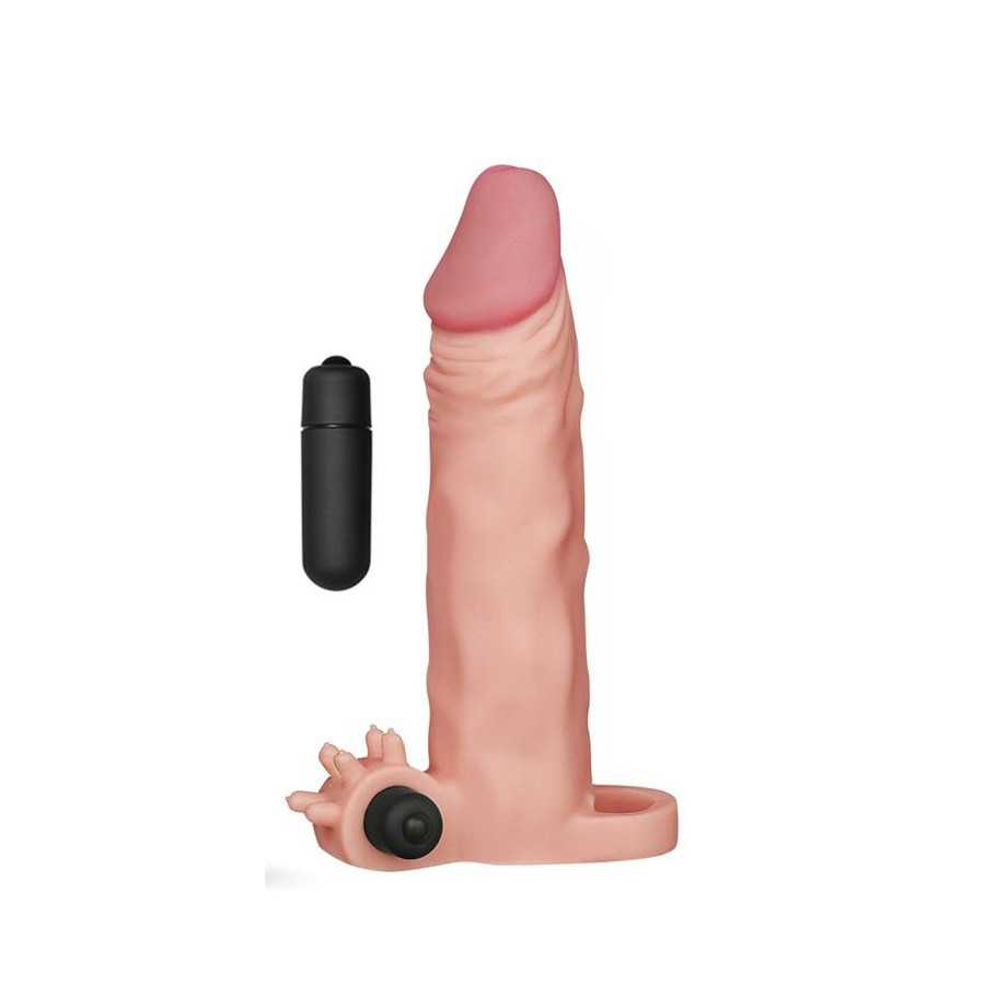 Funda para el Pene con Vibracion Add 2 Pleasure X Tender Natural