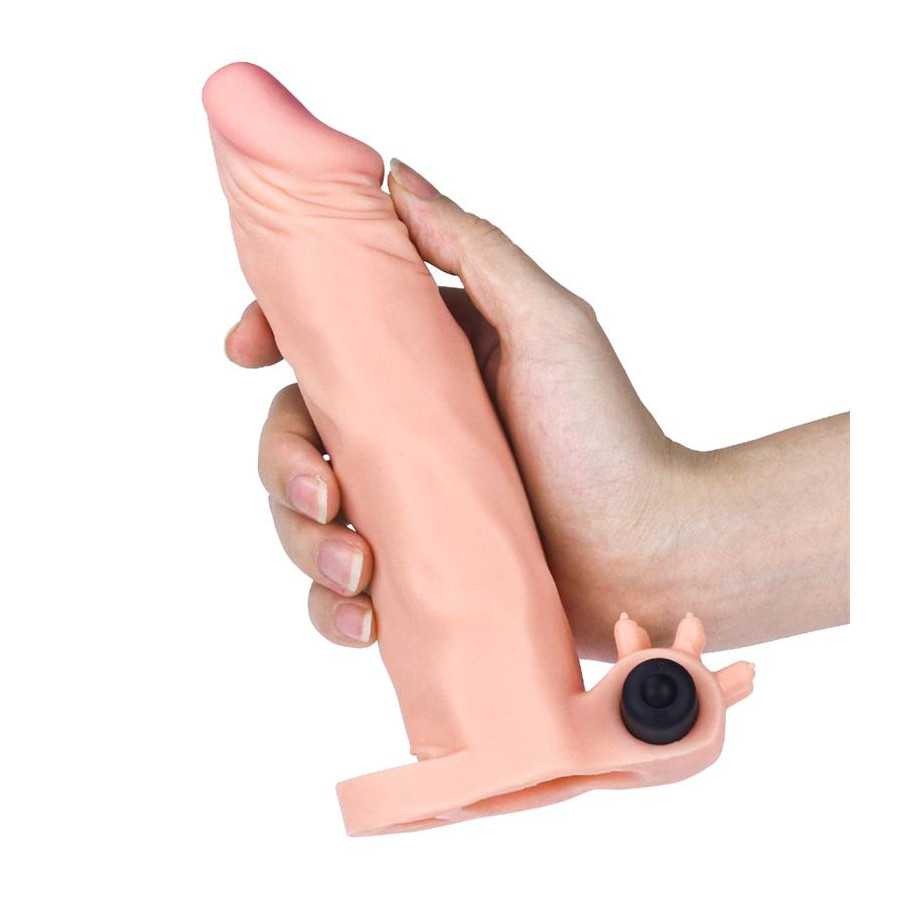 Funda para el Pene con Vibracion Add 2 Pleasure X Tender Natural