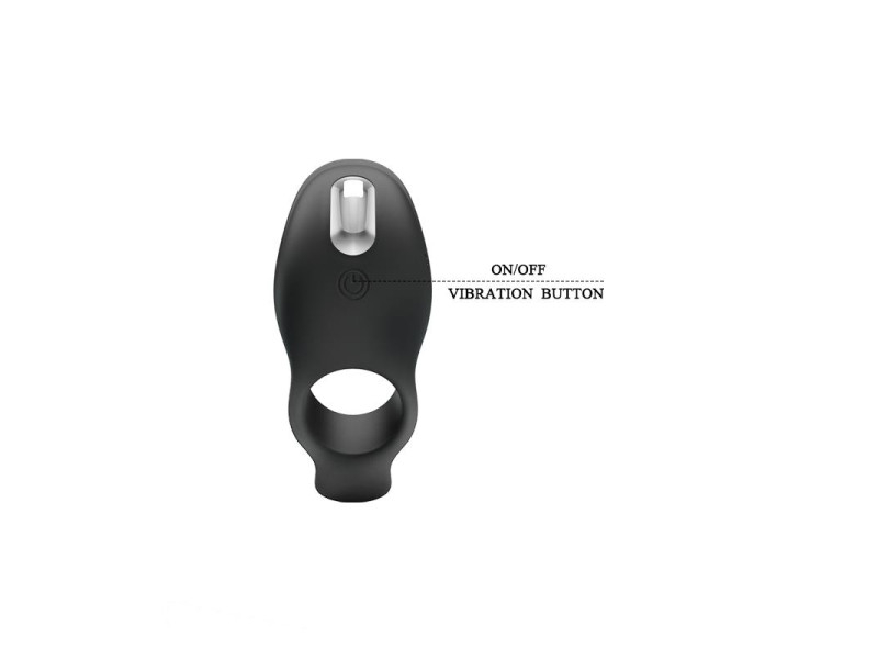 Anillo para el Pene con Vibracion USB Silicona