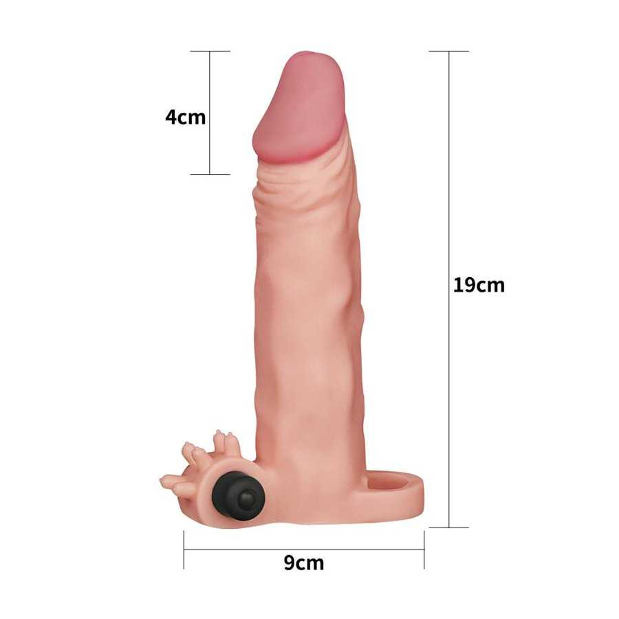 Funda para el Pene con Vibracion Add 2 Pleasure X Tender Natural