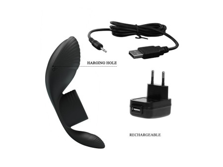 Anillo para el Pene con Vibracion USB Silicona