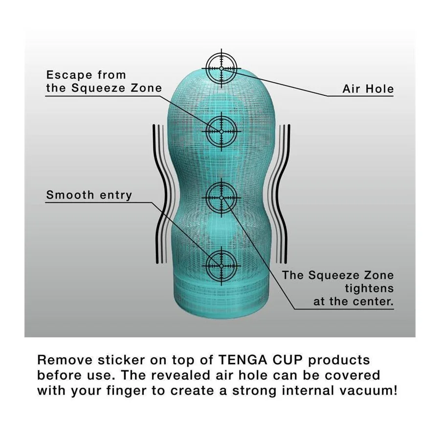 Masturbador Tenga Original Vacuum Cup Extra Cool