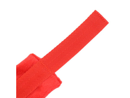 Esposas de Tela con Velcro para Munecas con Pelo Largo Rojo Esposas de Tela con Velcro para Munecas con Pelo Largo Rojo