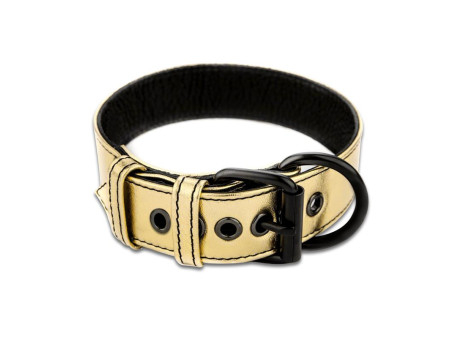 Collar con Correa Bondage Dorado