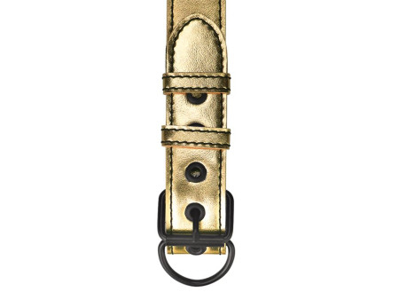 Collar con Correa Bondage Dorado