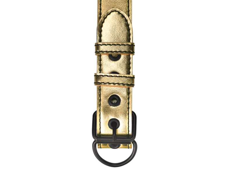 Collar con Correa Bondage Dorado